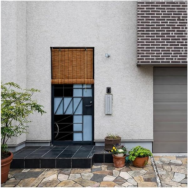 Acomoda Textil – Persiana Enrollable de Bambú Natural para Puertas y Ventanas Decorativa Marrón. Estor Ajustable de Ocultación para Exterior e Interior Protector de Fácil Instalación. (80x160 cm) - 3