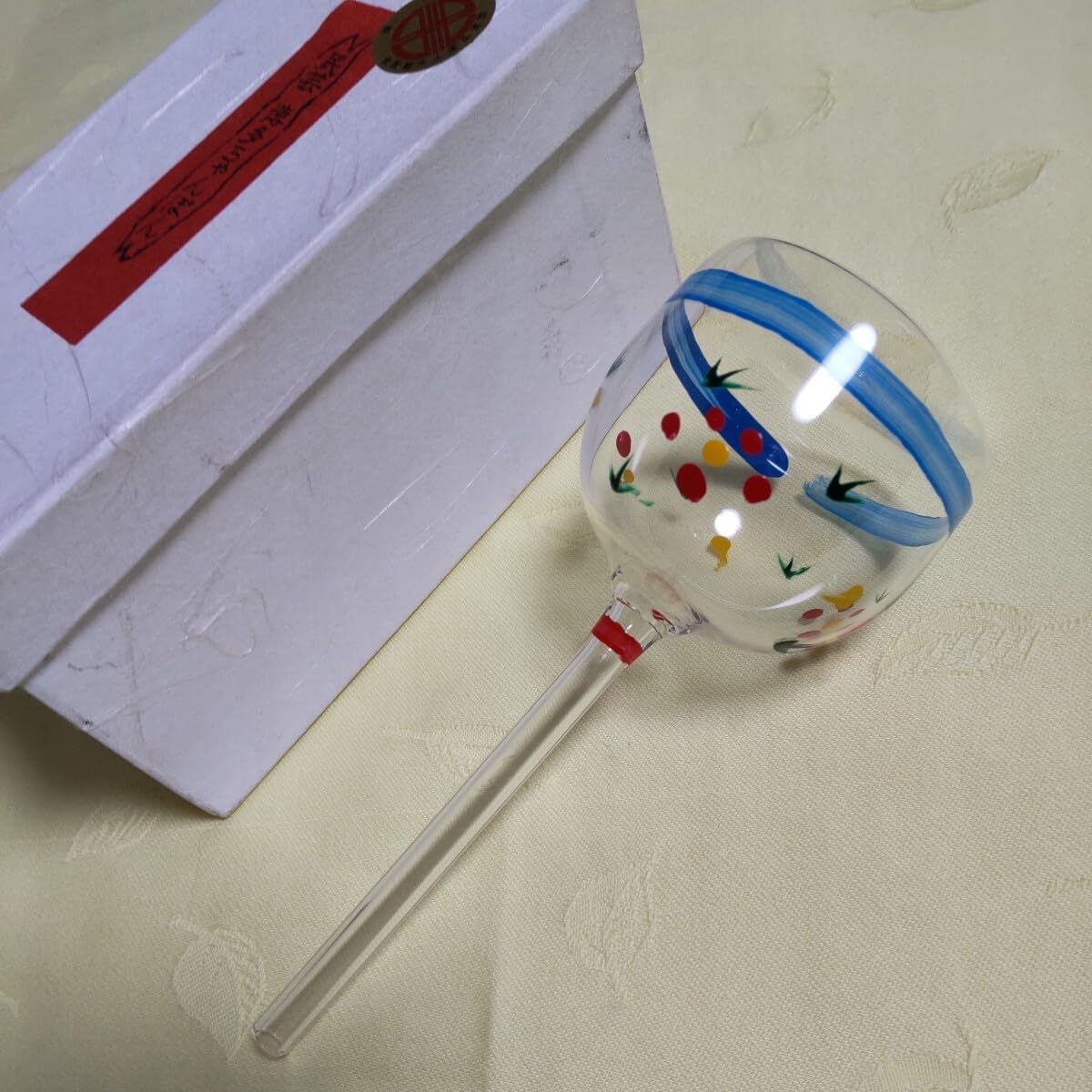 Amazon.co.jp: 博多ちゃんぽん ビードロ 小川勝男 彩色 絵付け 箱崎宮