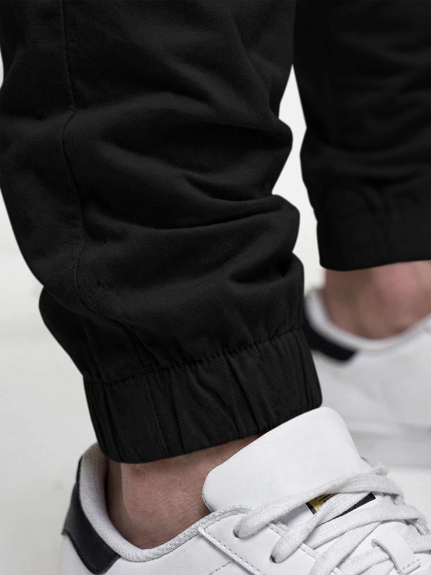 JMIERR Pantaloni da Lavoro Uomo Casual Cotone Pantaloni Jogging Pantaloni Sportivi con Elastico in Vita con Tasche Laterali Sport all'aperto Slim Fit