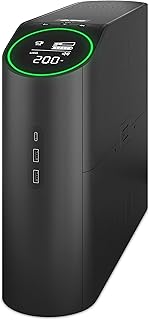 APC UPS for Gaming, 1500VA Sinewave UPS Battery Backup with AVR and (3) USB Charger Ports, BGM1500B, Back-UPS Pro Uninterruptible Power Supply, Midnight