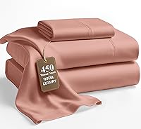 Vista 41 de LANE LINEN - Sábanas tamaño Queen, 450 hilos, 100% algodón, refrescantes, transpirables, con bolsillo profundo, 4 piezas, color negro