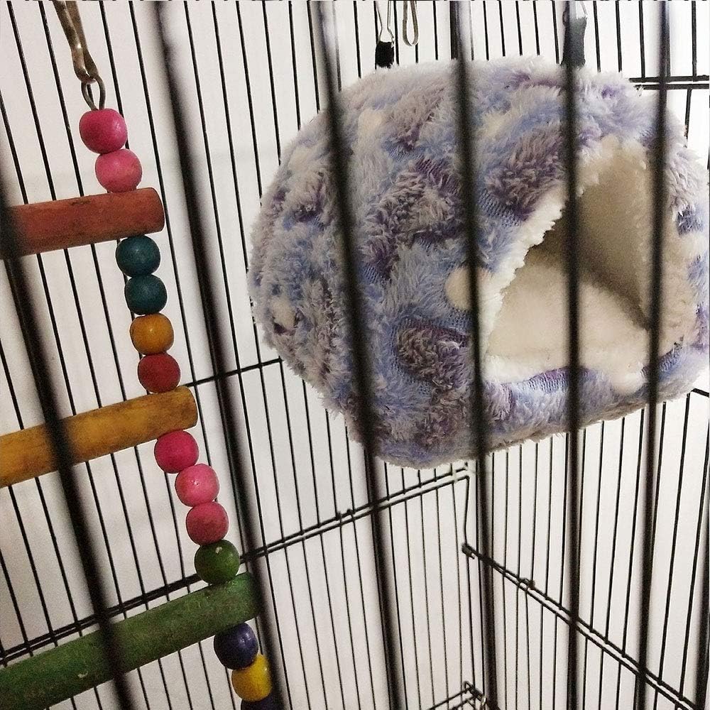 Oncpcare Winter Warm Hamster Bed Playing Soft Hamster Hammock Sleeping Cute Small Animals Nest Hanging Home Resting for Young Guinea Pig Degu Drawl Hedgehog