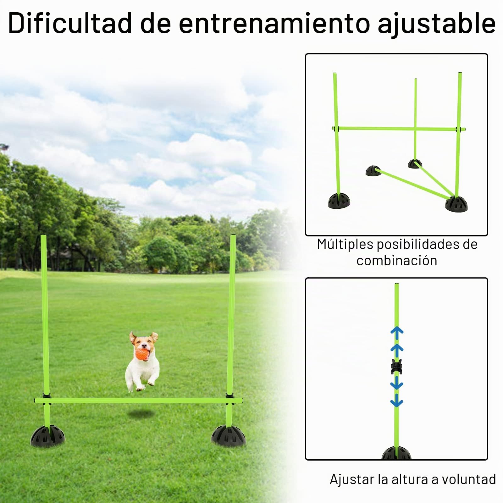 UISEBRT Juego de barras de equilibrio Agility Grid, juego de barras de entrenamiento para agilidad, juego de obstáculos, multifuncional, para entrenamiento condicional, entrenamiento, regateo, deporte