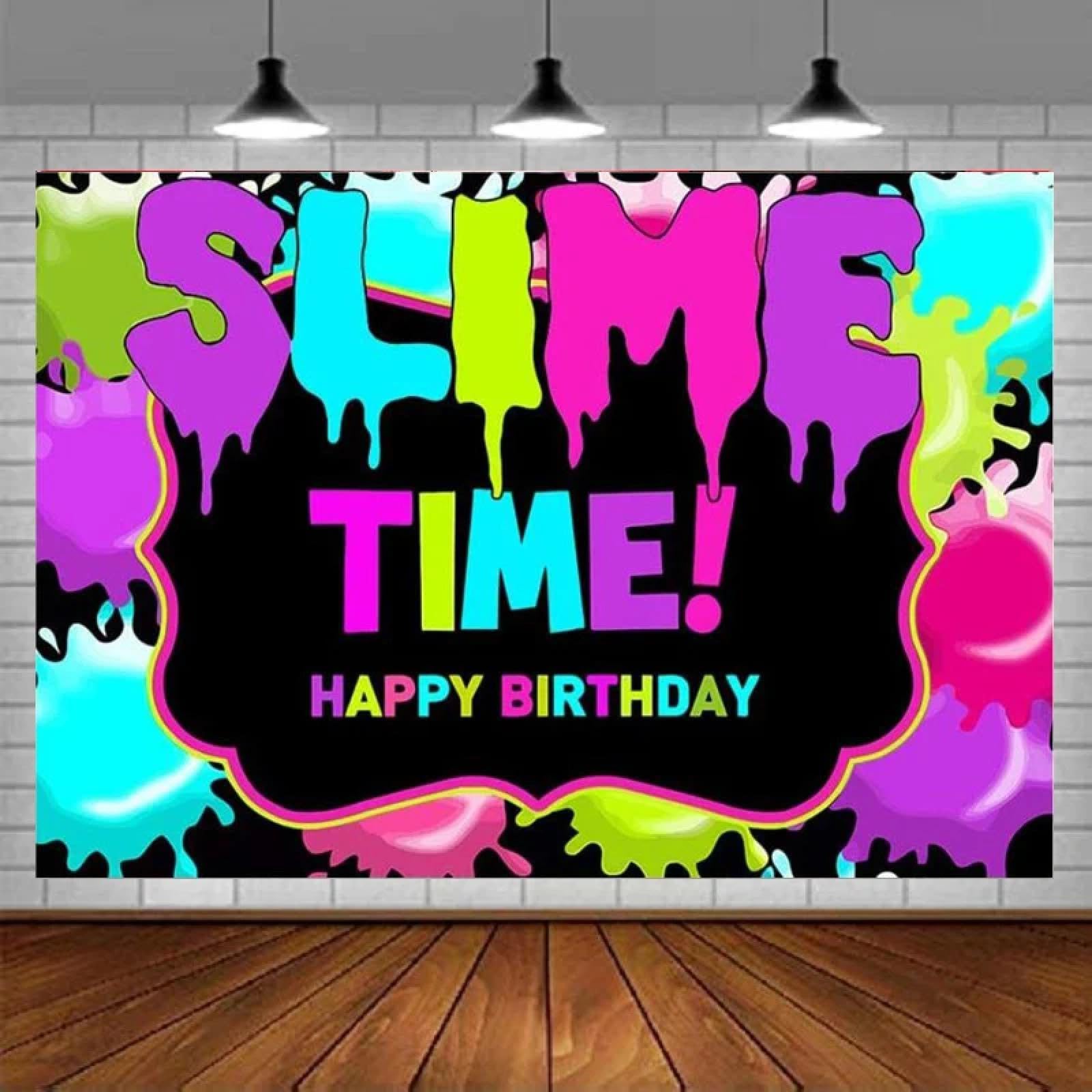 Tło fotograficzne kolorowe Happy Birthday Party dekoracja tło fotograficzne dla dzieci baby shower ciasto stół baner