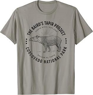 Save the Tapir Corcovado National Park Costa Rica Tapir T-Shirt