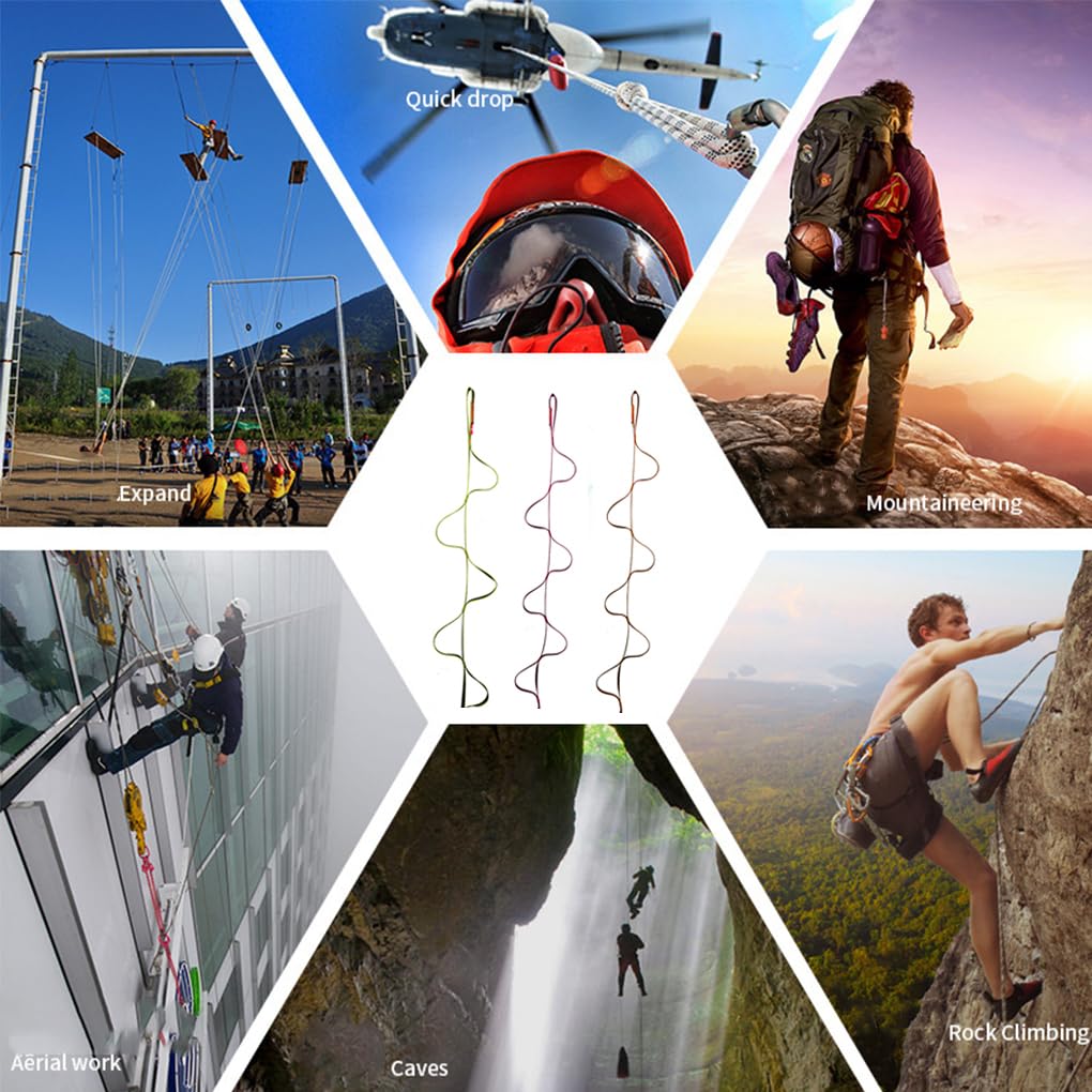 Arrampicata Step Sling Accessori per arrampicata su roccia Attrezzatura professionale per Etrier Corde per gradini Strumento per speleologia per sport all'aria aperta