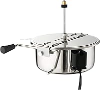 Vista 3 de MISC Máquina de encimera de palomitas de maíz-Acero inoxidable negro negro