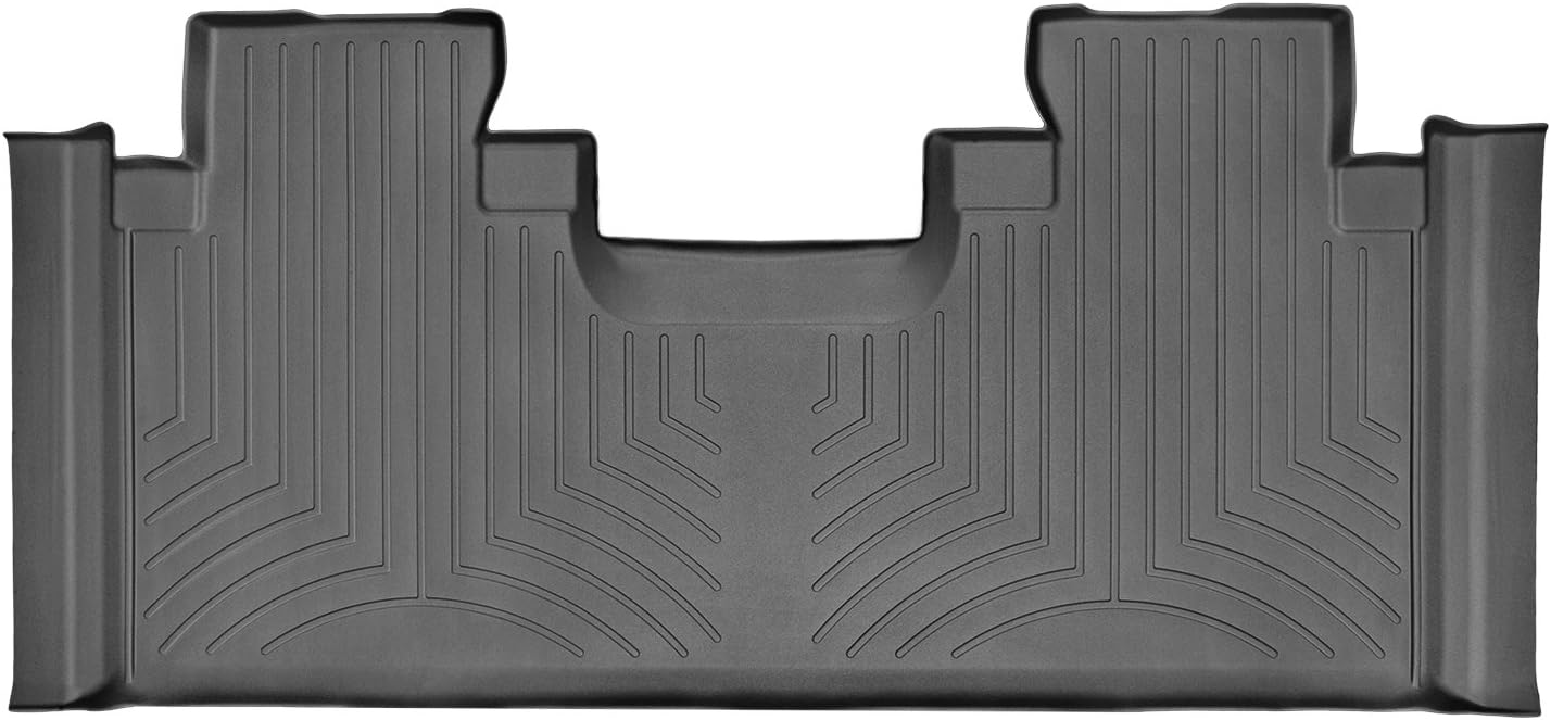 WeatherTech Custom Fit FloorLiners for Ford F-150, F-150, F-150-2nd Row (446975), Black