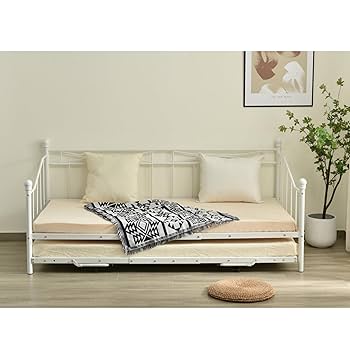 Amazon｜2024年 デイベッド パイプベッド ベッドフレーム 二段