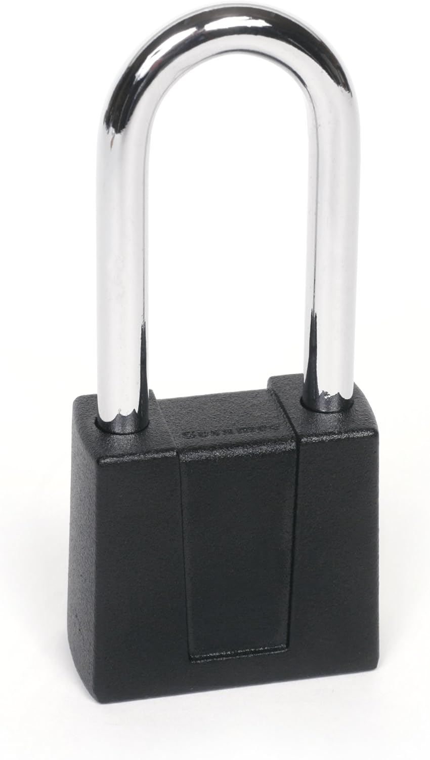 Sesamee K500 2 1/4 4 Dial Bottom Resettable Combination Padlock with 2-1/4-Inch Hardened Steel Shackle and 10,000 Potential Combinations