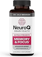 Vista 9 de NeuroQ Memoria y Enfoque - Mejora el Rendimiento Cognitivo y la Función Cerebral Saludable - Fórmula Neuroprotectora por Dr. Dale Bredesen - Gotu