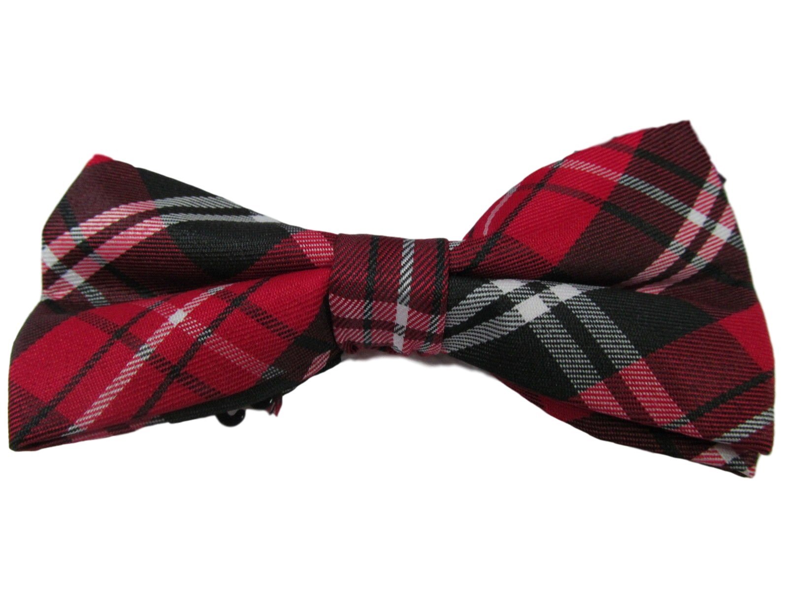 Fat-Catz-Copy-Catz Men's Red Tartan Unisex Bow Tie Red Tartan Or Green Tartan Unisex Ladies Novelty Fancy Dress Dickie Bow Tie For Weddings, Fashion, Free Uk P&P (Red Tartan Unisex Bow Tie)
