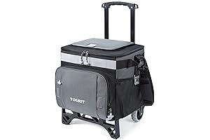 TOURIT 50-Can Rolling Cooler: Adventure-Ready Storage on Wheels