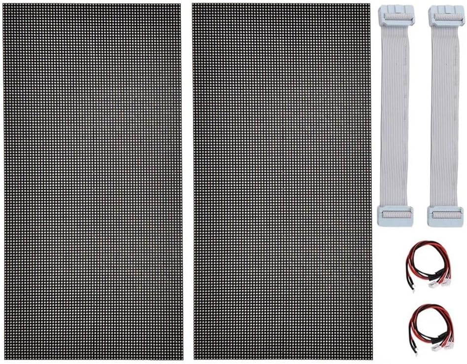 2Pcs P2.5 Indoor Full Color LED LED Display Unit Board HUB75 320x160mm 128x64 Pixels SMD RGB P2.5 LED Screen Panel