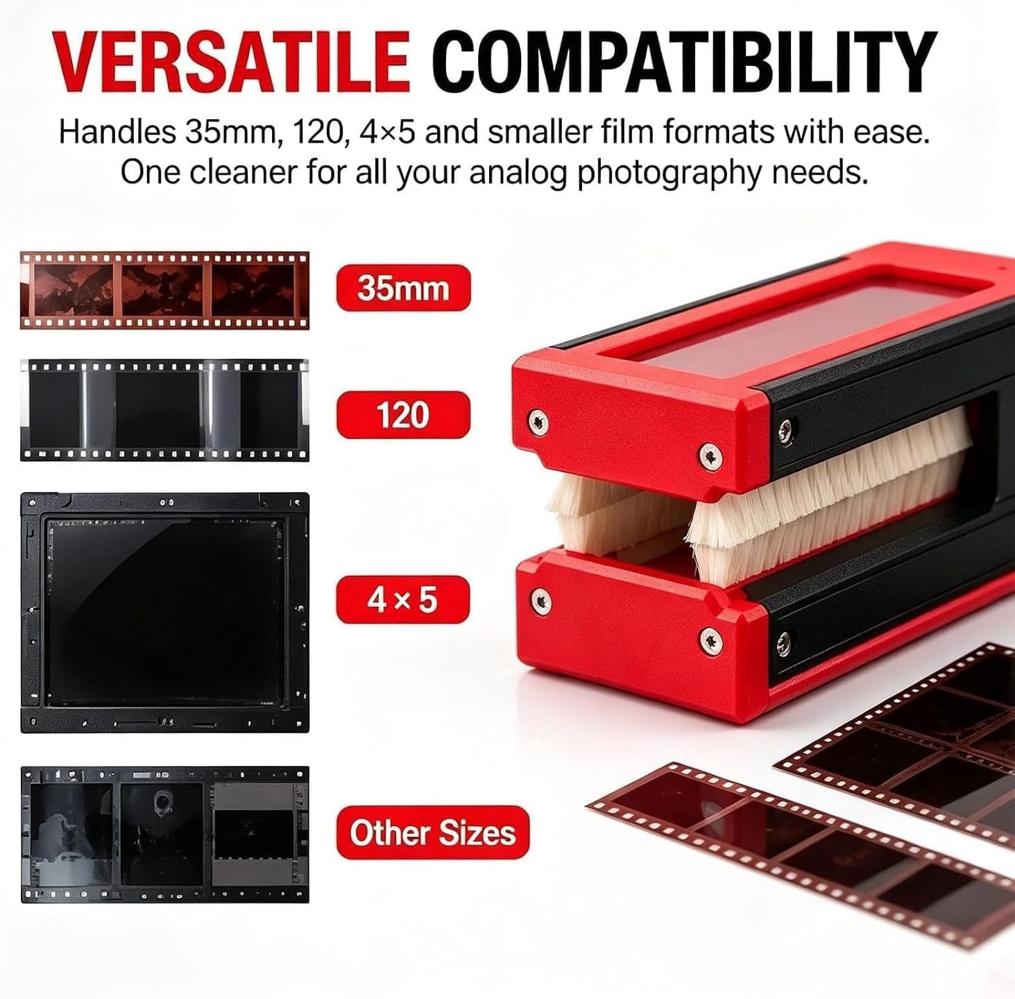 Nettoyeur Antistatique Pour Films, Dépoussiéreur Électrique Pour Films, Avec Ventilateur Filtrant Et Brosses En Laine Double Couche, Papier Filtre Remplaçable, Anti-rayures, Pour Diapositives Et