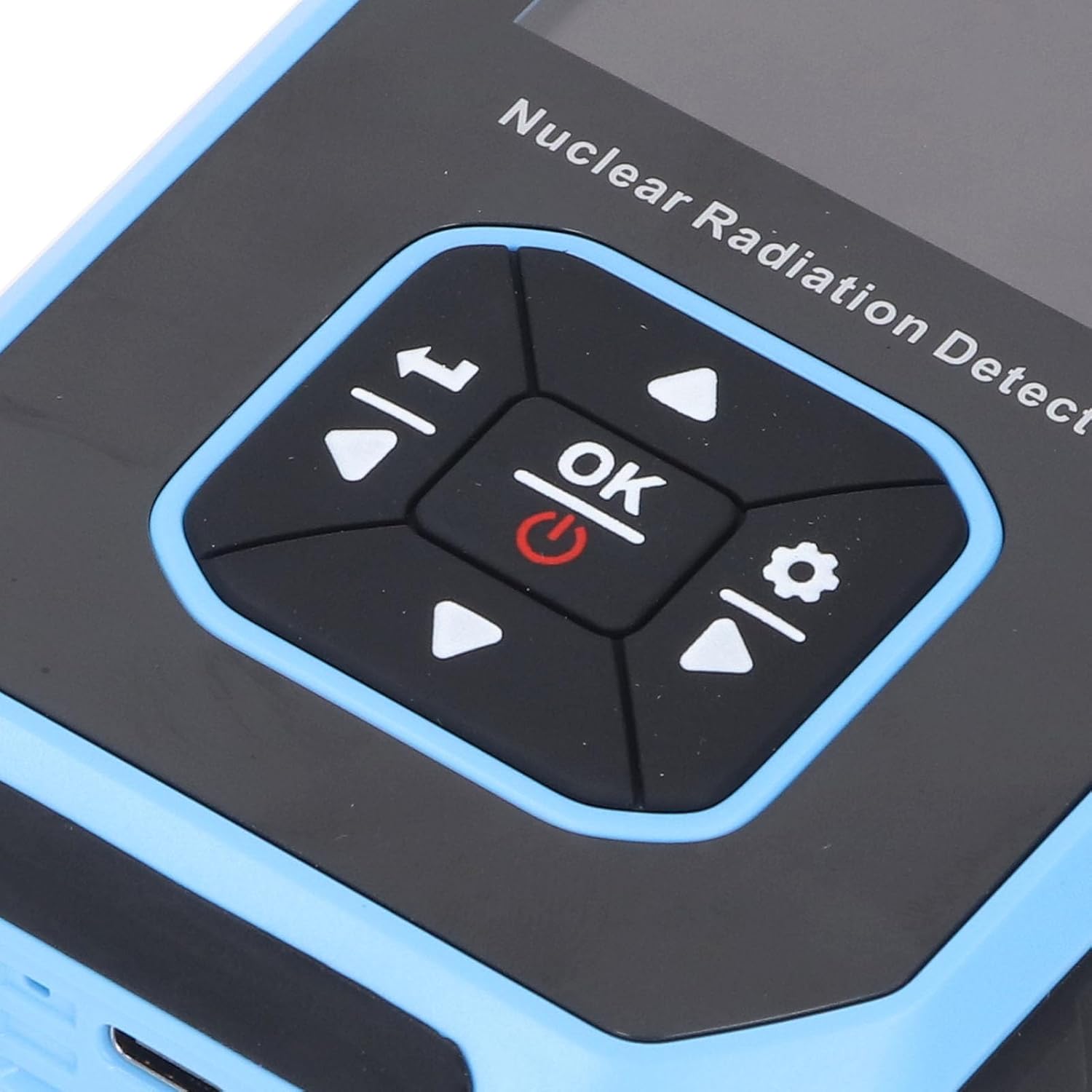 Portable Rechargeable Nuclear Radiation Detector Counter – Beta/Gamma/X- Dosimeter for Industrial, Compatible with Professional & Emergency Response Use, Blue