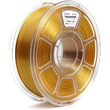 High Speed Silk PLA Filament 1.75mm, 1kg Spool 2.2 lbs, 30-600mm/s Fast 3D Printer Filament, 190-230C, Fits Bambu Lab Creality Anycubic, Silk Gold