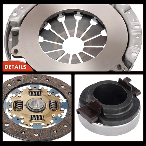 Miniatura 8 de A-Premium Juego de embrague de transmisión compatible con Mazda 2 2011-2014, MX-3 1994-1995, Protege 1990-2003 y Kia Sephia 1994-1997 y Lada Niva