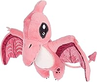 Vista 1 de TCBunny Juguete de peluche de dinosaurio bebé de 14 pulgadas, regalos para niños, niñas, cumpleaños, San Valentín, Navidad (Pterosauria, rosa)