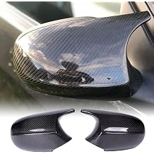 AeroBon Real Carbon Fiber Side Mirror Covers Compatible with 2009-2012 BMW 3-Series E90 E91 E92 E93 BMW 1-Series E81 E82 E87 E88 Mirror Caps