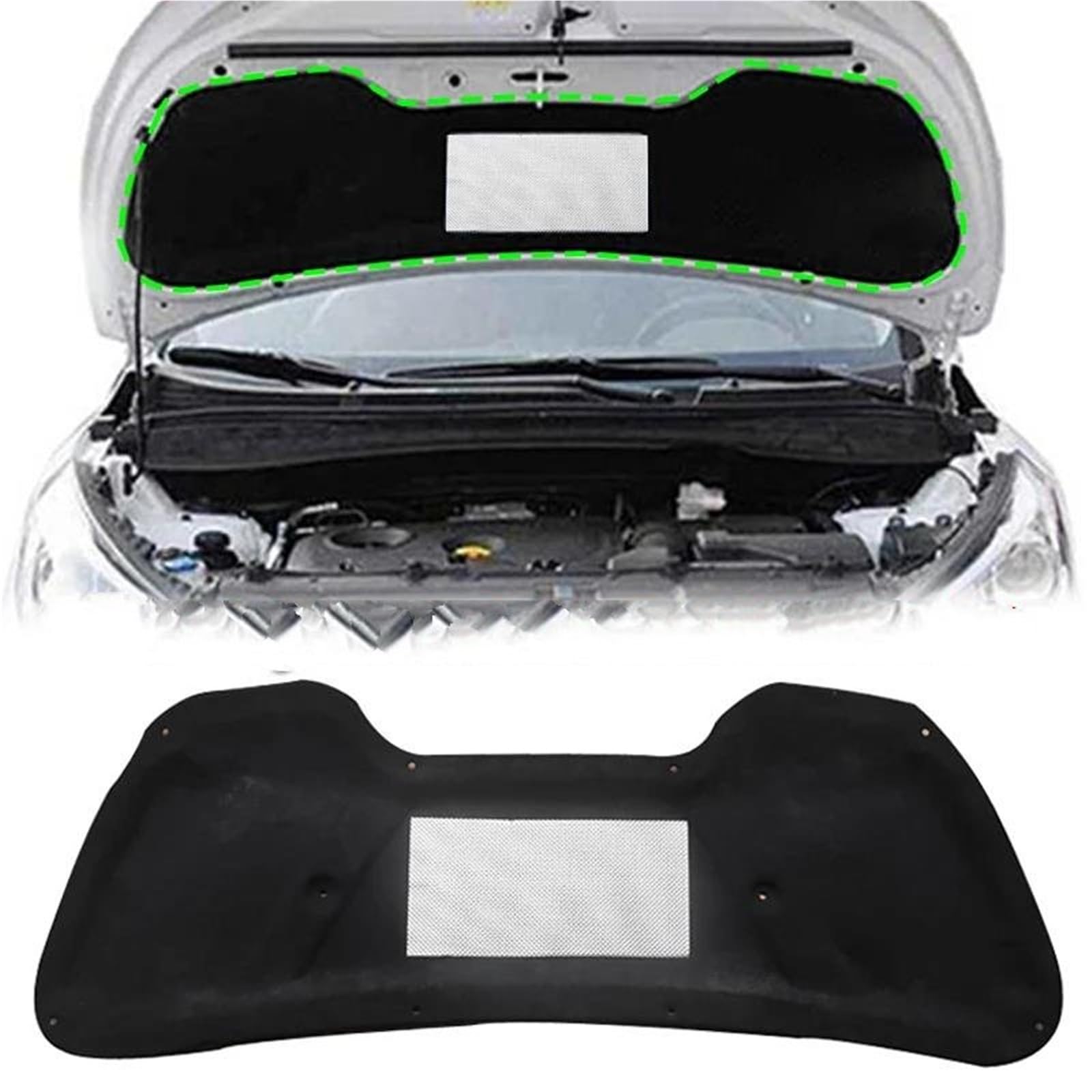 Tapis insonorisant capot contre le bruit et la chaleur sur Hyundai IX35