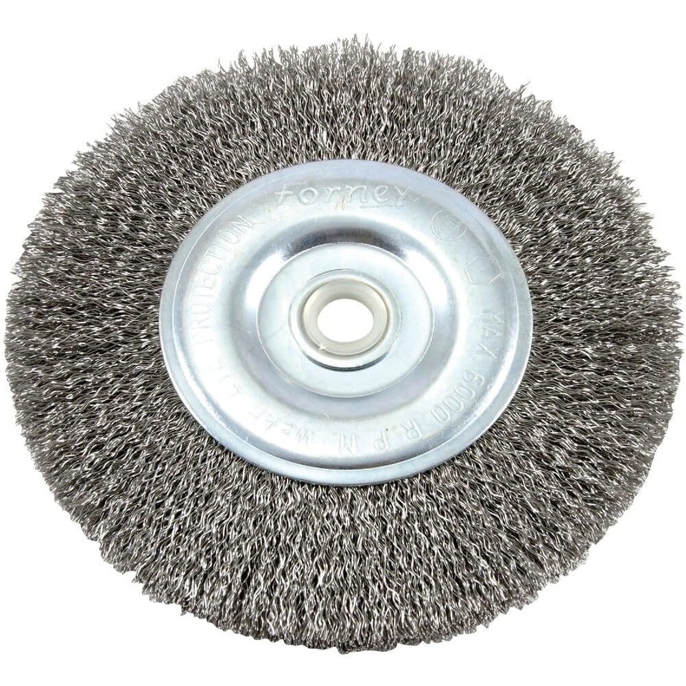 Forney Wire Wheel Brush - Coarse & Durable -1
