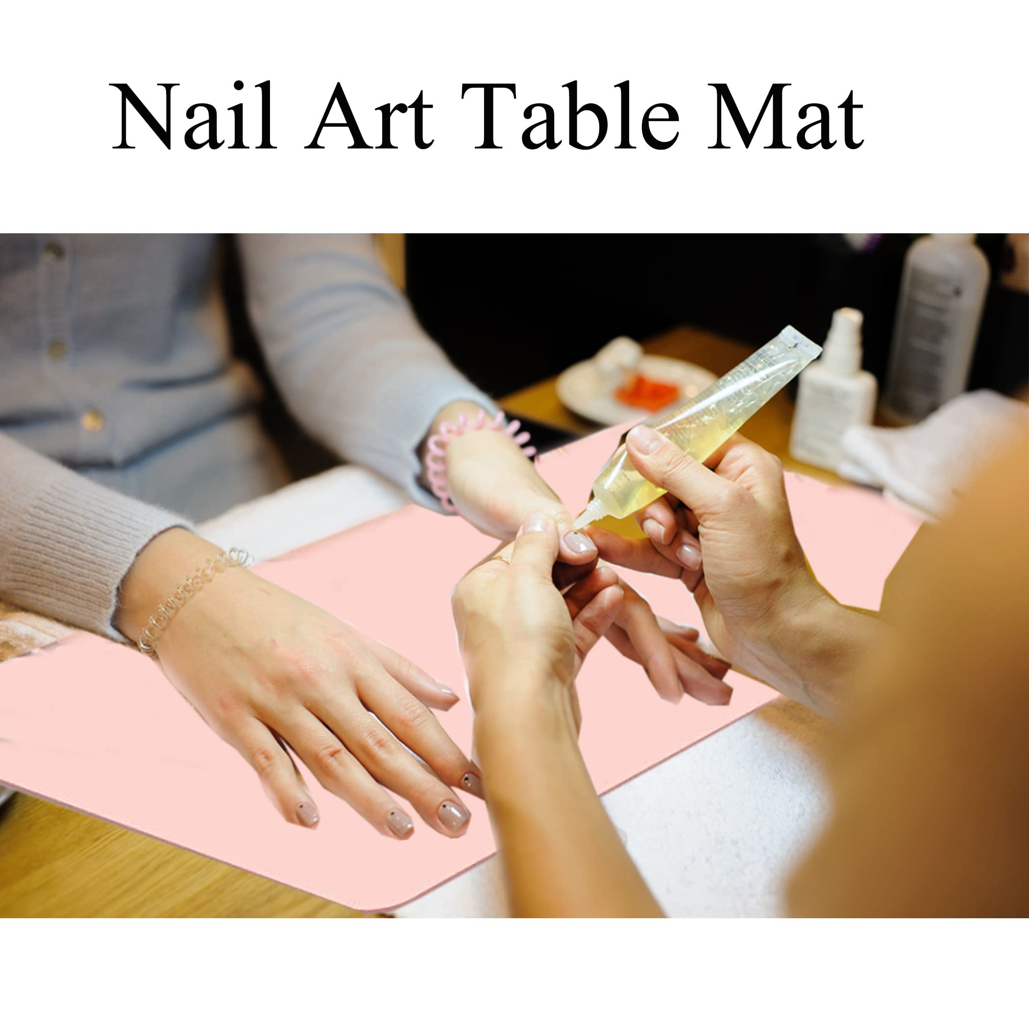 (MAT ONLY) White Nail Arm Rest Mat - Image 2