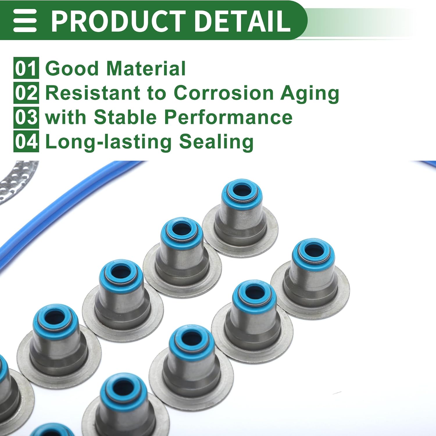 Motoforti Engine Valve Cover Gasket Kit Head Gasket Intake Exhaust Manifold Gasket Set No.HS26191PT for CHEVROLET SUBURBAN 1500 5.3L 2002-2004 1 Set Engine Car