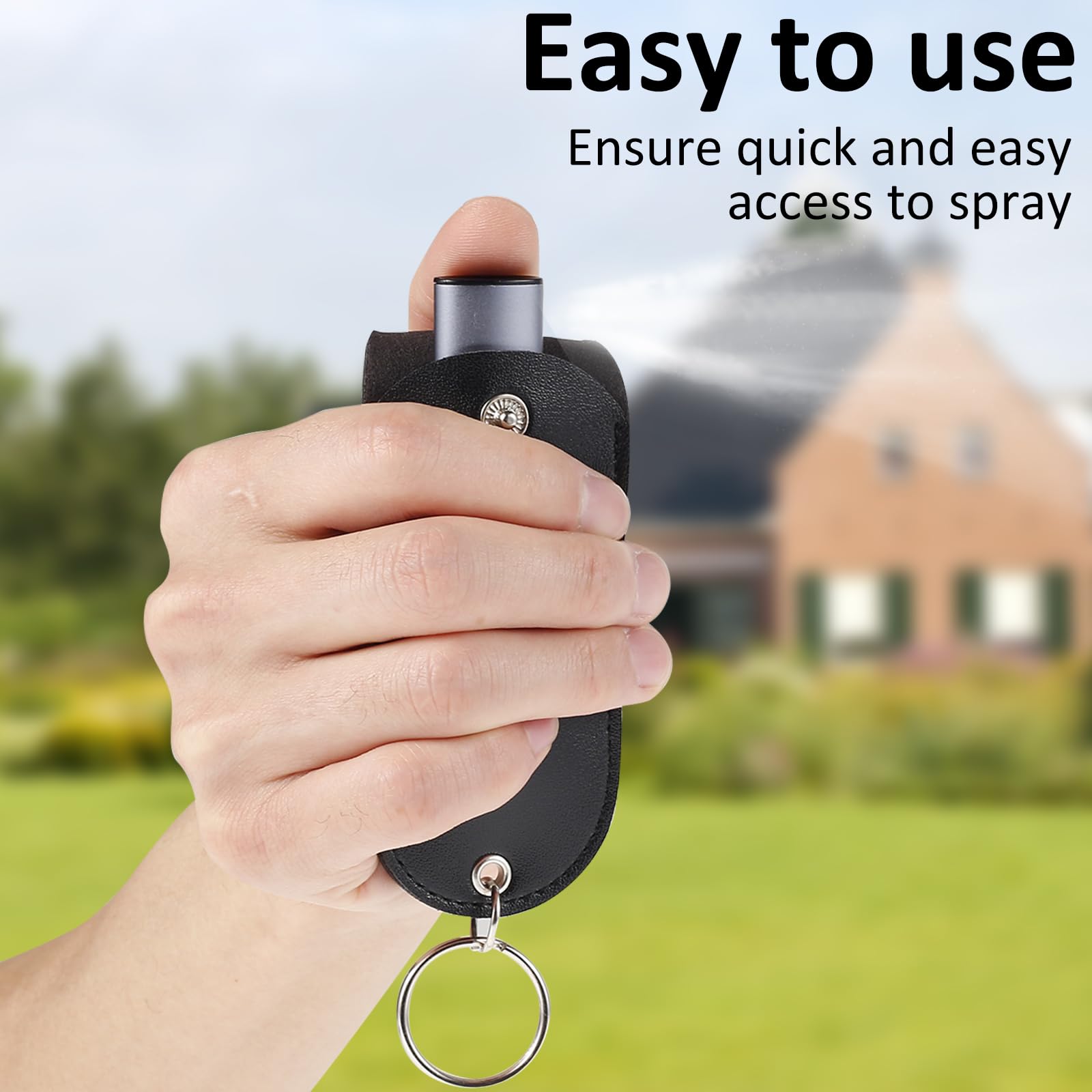 Amazon.com: 2PCS Spray Protective Holster, PU Leather Pepper Spray