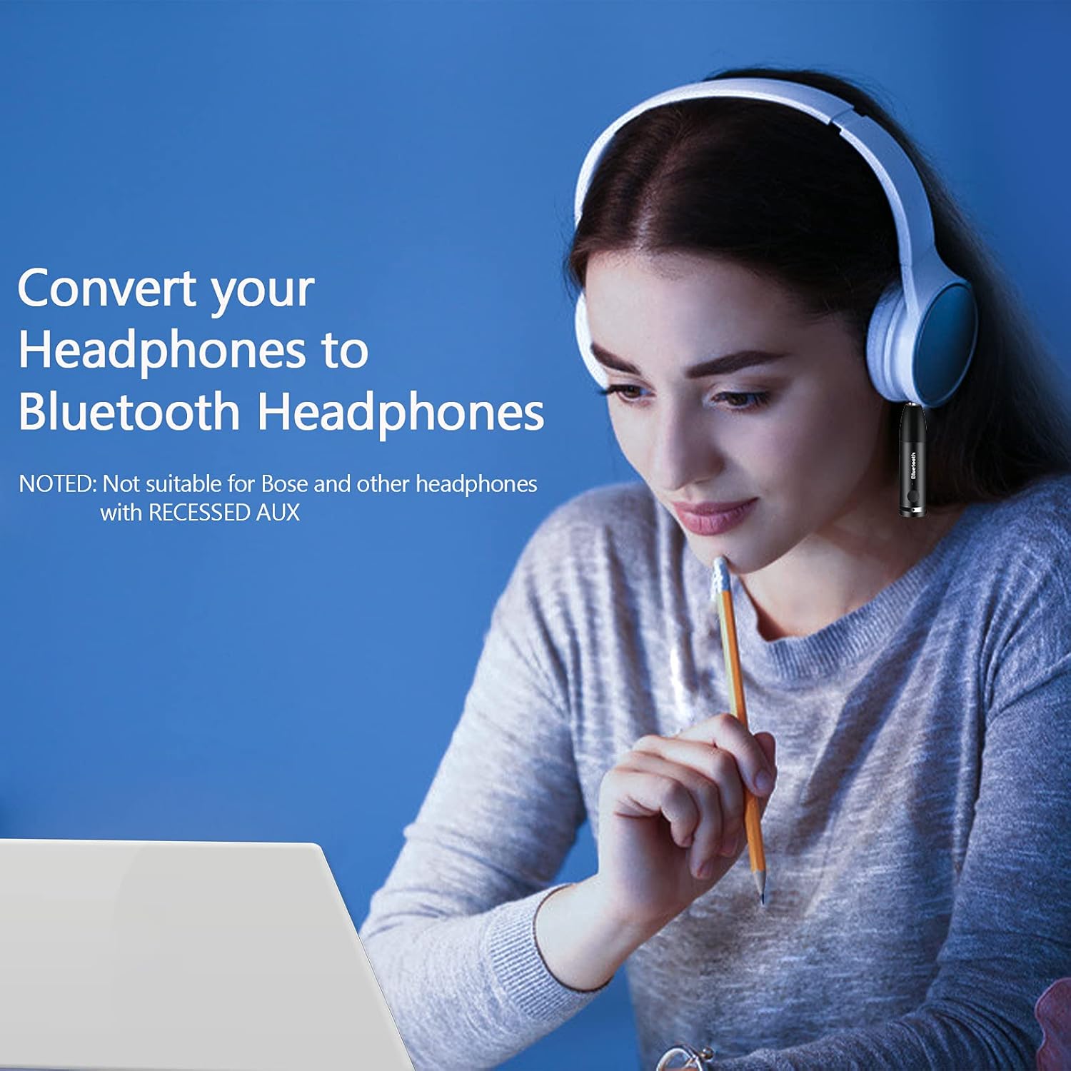 IVETTO Bluetooth Aux Adapter Bluetooth 5.0 Receiver Hands-Free Car Kit Wireless Audio Bluetooth Receiver with 3.5mm Stereo for Car Home Music Streaming Stereo Sound System: Car Electronics