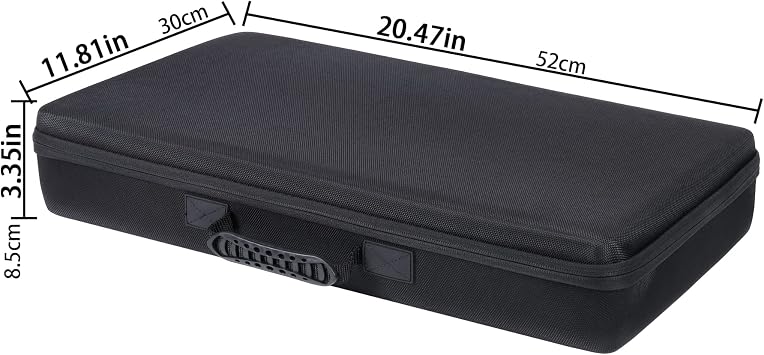 khanka Hard Travel Case Replacement for Pioneer PRO DJ (DDJ-FLX4) 2-deck Rekordbox Pioneer Smart DJ Controller