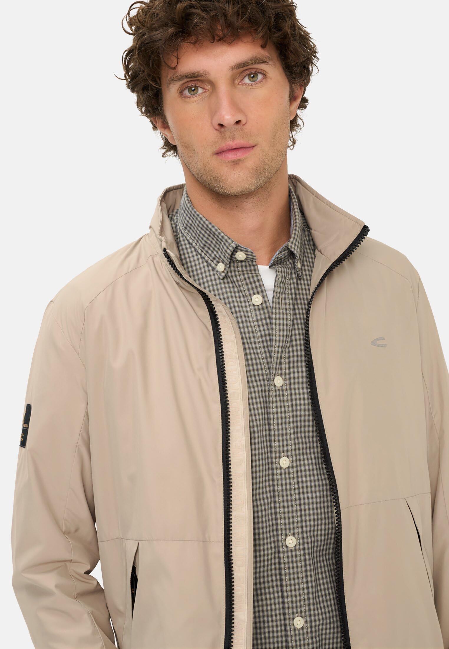 camel active Herren Blouson mit Innenfutter | Wasserabweisende Jacke mit praktischen Taschen im Regular Fit - vollständig gefüttert und pflegeleicht