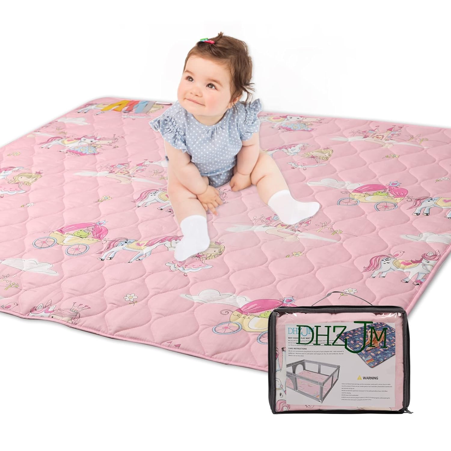 DHZJM Baby Play Mat,Playpen Mat,50x50 Play Mat for Playpen