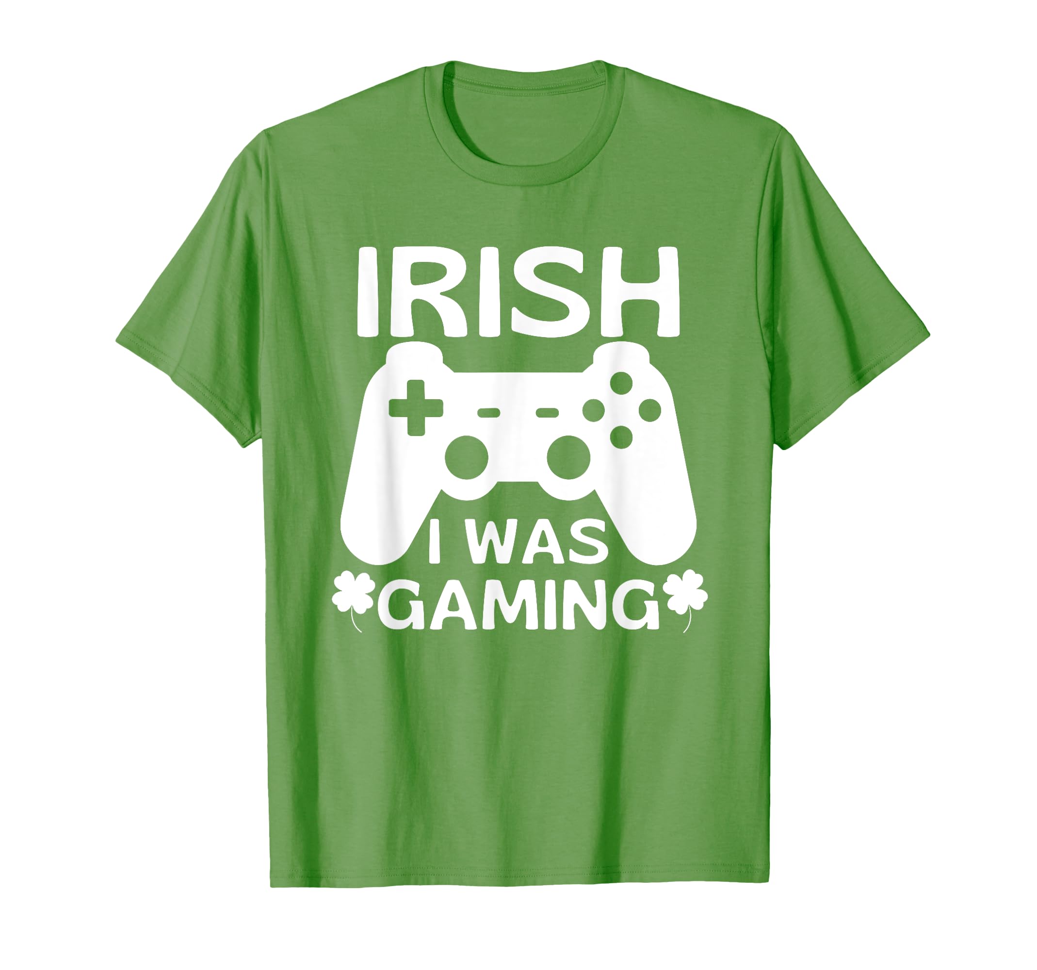 Irish I Was Gaming St Patricks Day Funny Video Gamer T-Shirt