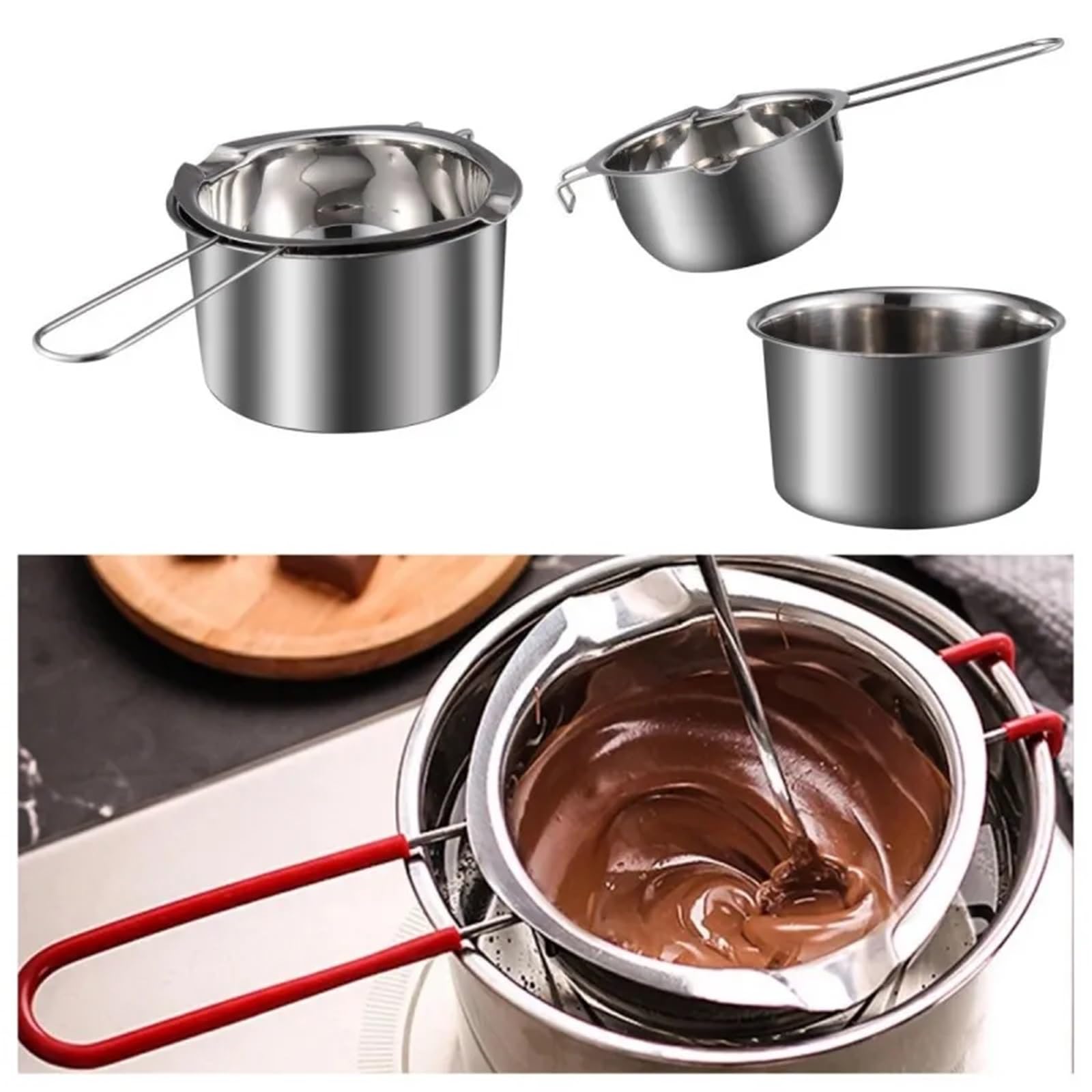 Wachsschmelztiegel Aus Edelstahl Für Küche