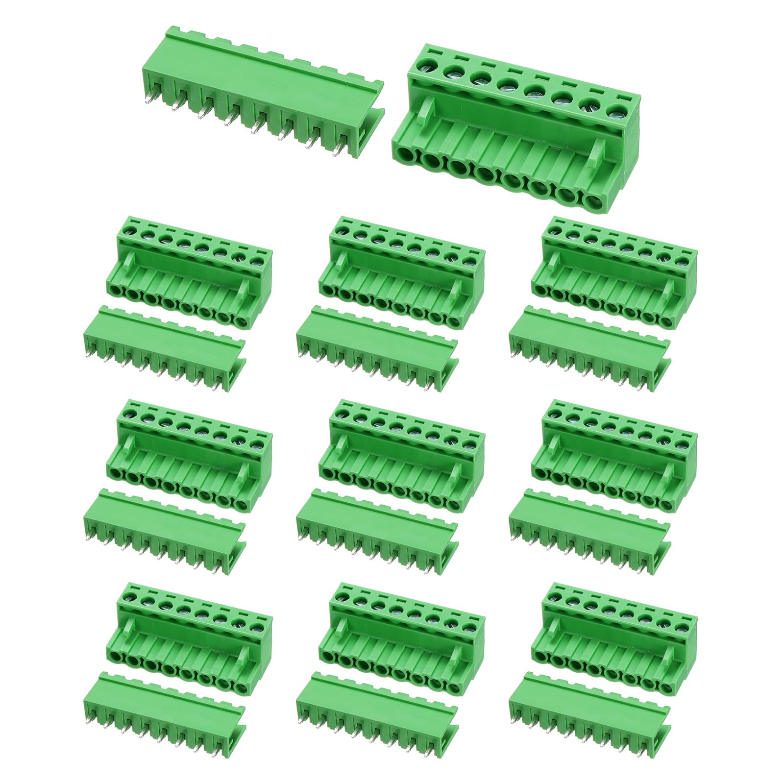 Bornier PCB 5.08mm enfichable MECCANIXITY pour simplifier vos câblages - 8