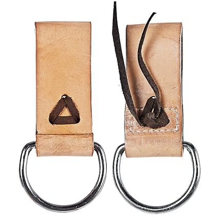 HILASON in-Skirt Saddle D Ring Back Girth Converter Connector Extender Horse Pair Tan