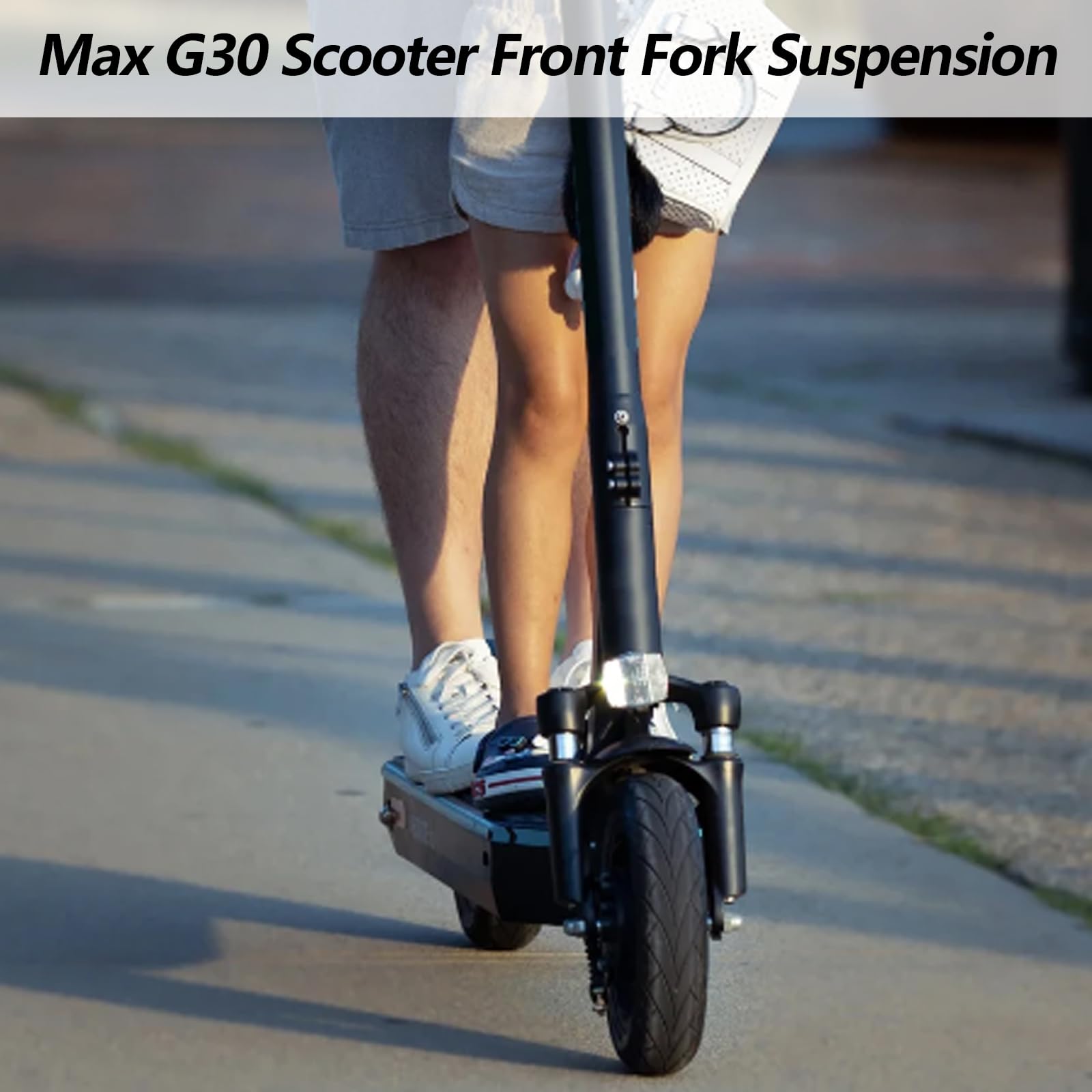 Aisny Horquilla de Suspensión para Scooter E, Suspensión para Segway Ninebot MAX G30D G30LD G30D 2 G30LE E-Scooter Amortiguador Horquilla a Prueba de Golpes para Ninebot MAX G30 Modificación