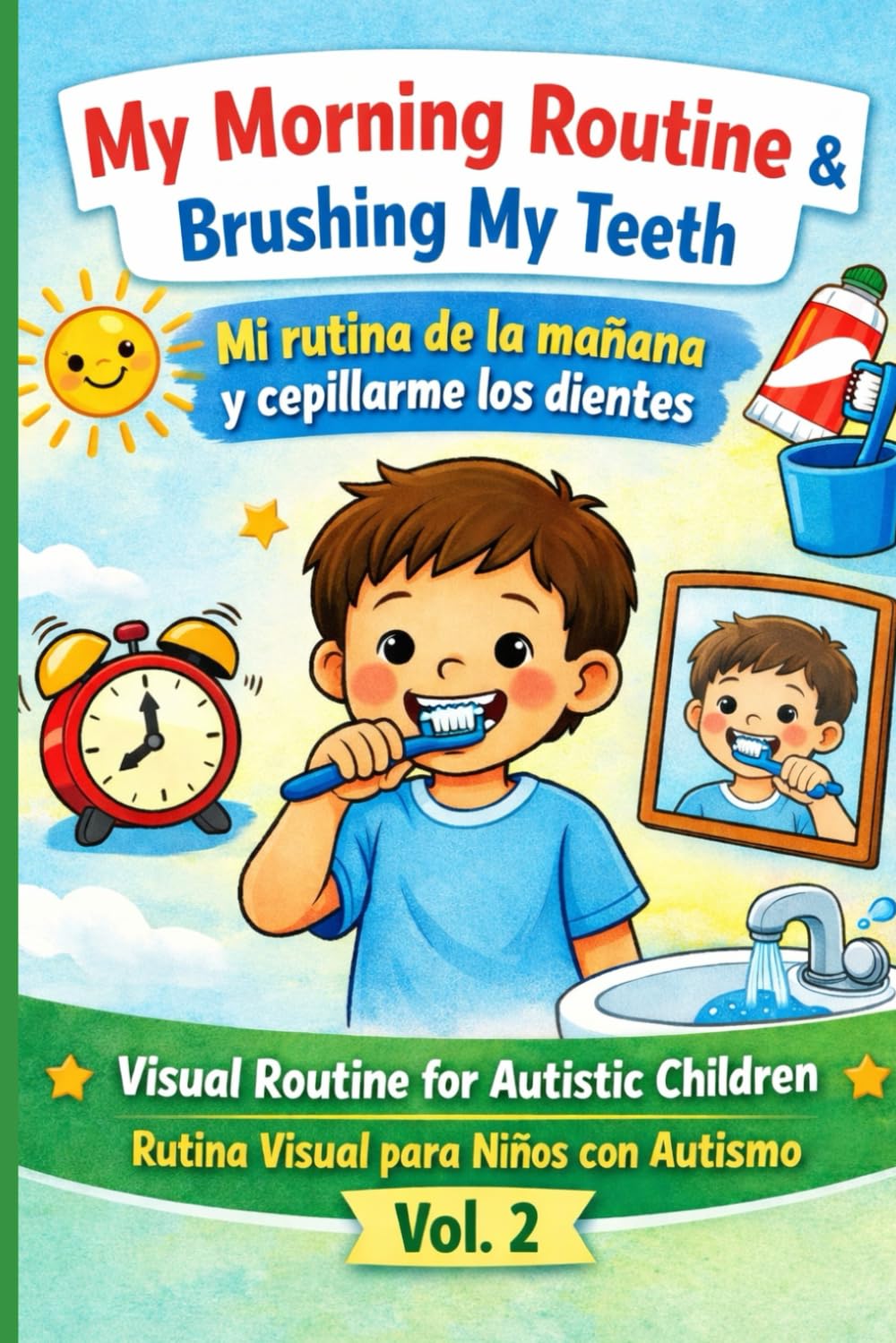 Morning Routine & Brushing Teeth for Autistic Children / Rutina de la mañana y cepillado de dientes is a bilingual English–Spanish visual routine book ... & Nonverbal) Bilingual English–Spanish)