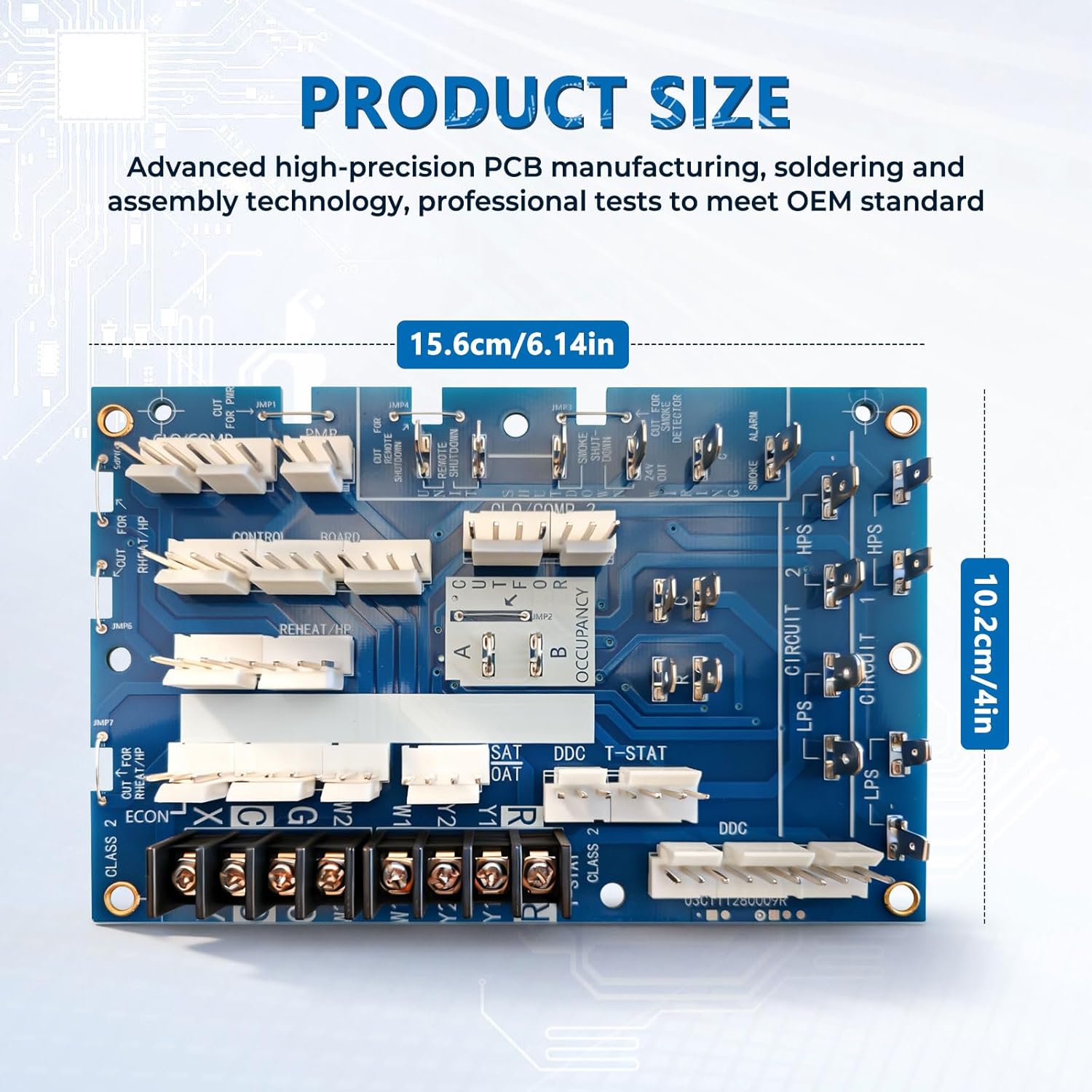 HK50AA051 Terminal Board Replacement Compatible with Carrier Systems, Replaces CESO130003-01, CESO130003-00, CESO130003 – Non-OEM Part