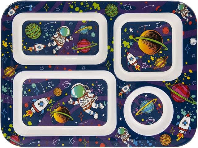 Lesser & Pavey LP45330 Little Stars Spaceman Tray, Melamine