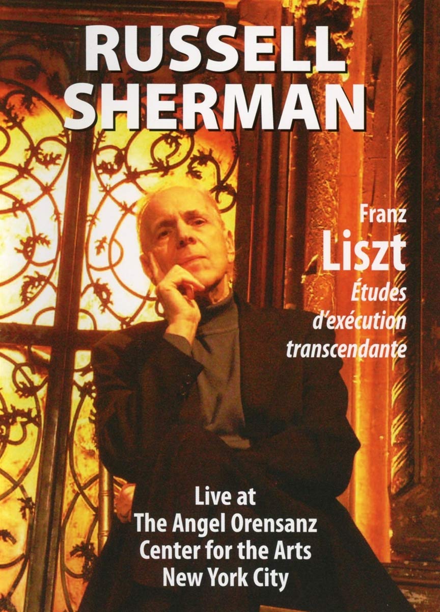 Transcendental Studies Russell Sherman Liszt Francia DVD musical para coleccionistas