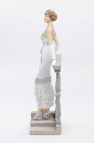 Miniatura 3 de Comfy Hour Glamour Elegance - Figura coleccionable de estilo victoriano de la colección Lady Standing Lady Leaning Against Stair Handrail