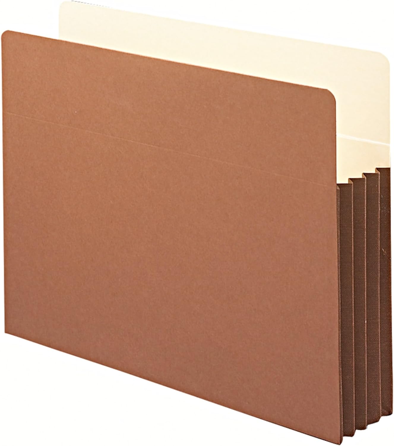 Smead拡張ファイルポケットレターサイズ、3 1/2インチ拡張、9 1/2インチ x 11 3/4インチ、30%リサイクル、Red