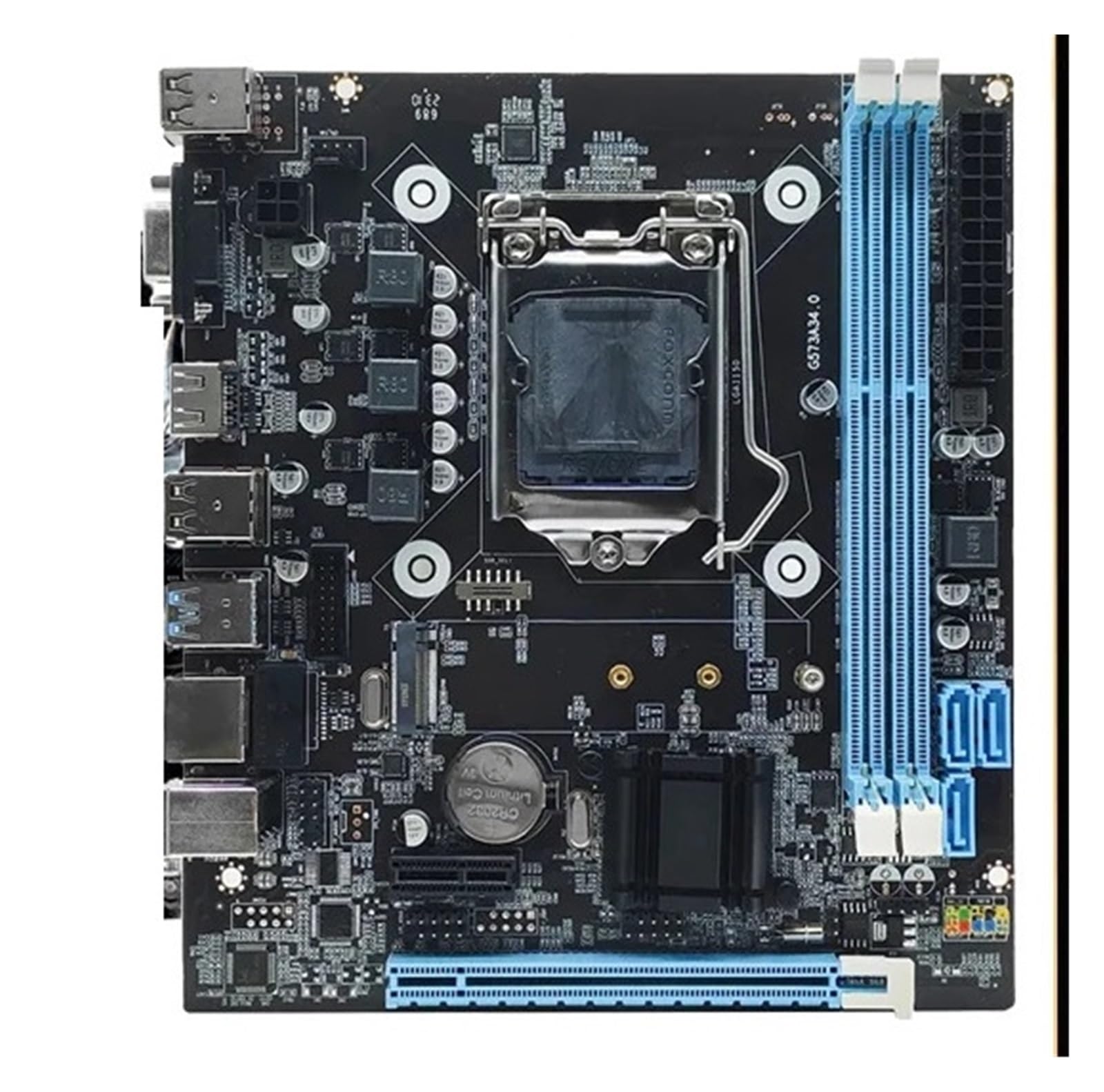 Placa Base for Juegos H81M con Doble Canal DDR3 M.2 NVME PCIEx16, Interfaz HDMI VGA LGA 1150, Compatible con CPU Core de 4.ª generación