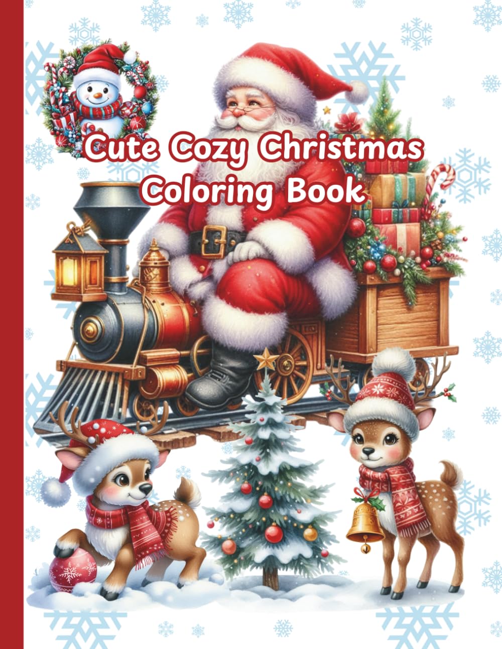Cute Cozy Christmas Coloring Book