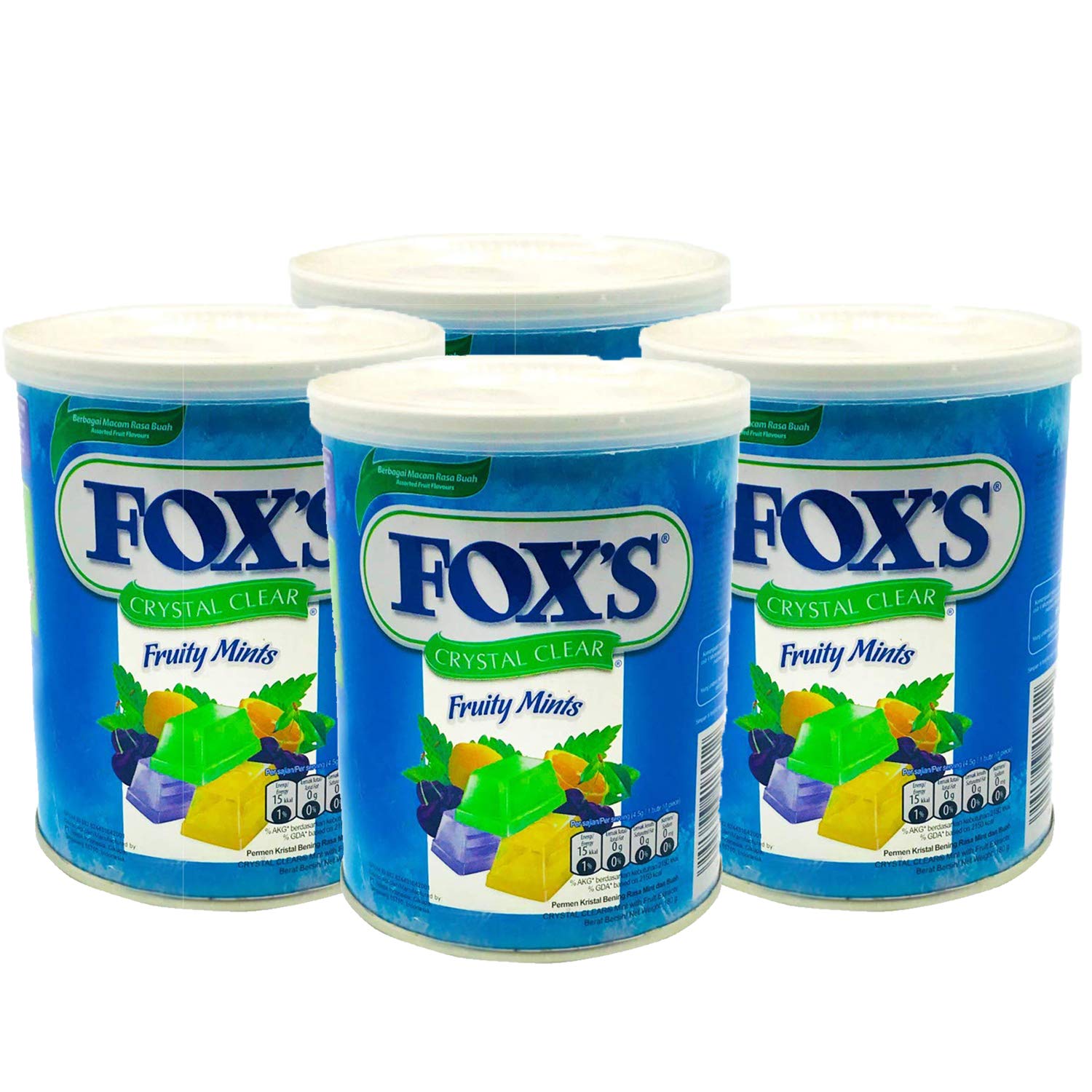 Foxs Crystal Clear Fruity Mints Pack of 4 Jar, 4 x 180 g (B084N589FP) Amazon Price History, Amazon Price Tracker