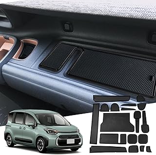 トヨタ シエンタ10 専用 ラバーマット インテリアラバーマット 滑り止め 汚れ防止 シエンタ 3代目 耐久 ノイズ軽減 取付やすい 新型 シエンタ カスタムパーツ アクセサリー - ブラック