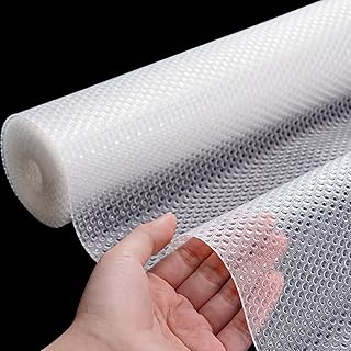 PABUSIOR Cabinet Drawer Liners 100% EVA: Non Slip Clear Kitchen Cupboard...