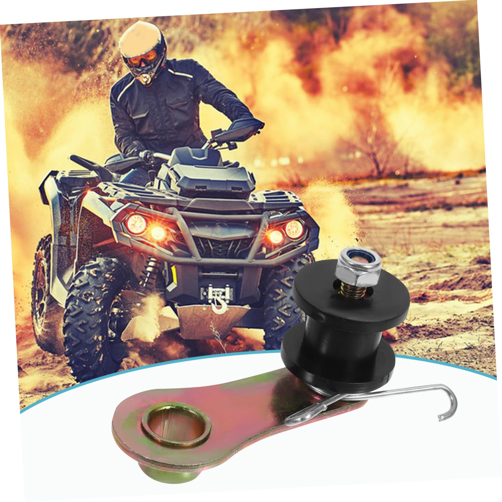 TOPPERFUN 5piezas Guía De Tensor De Cadena De Motocicleta Tensor De Cadena Para Vehículos La y Control Condiciones Difíciles Instalación